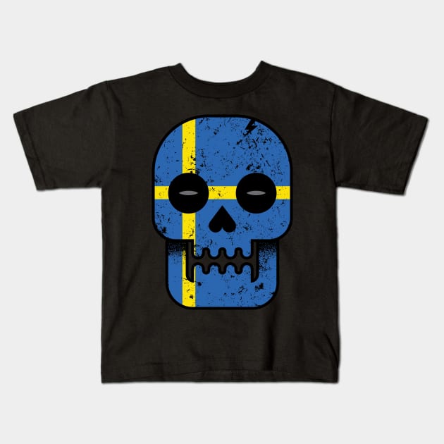 Sweden Kids T-Shirt by quilimo